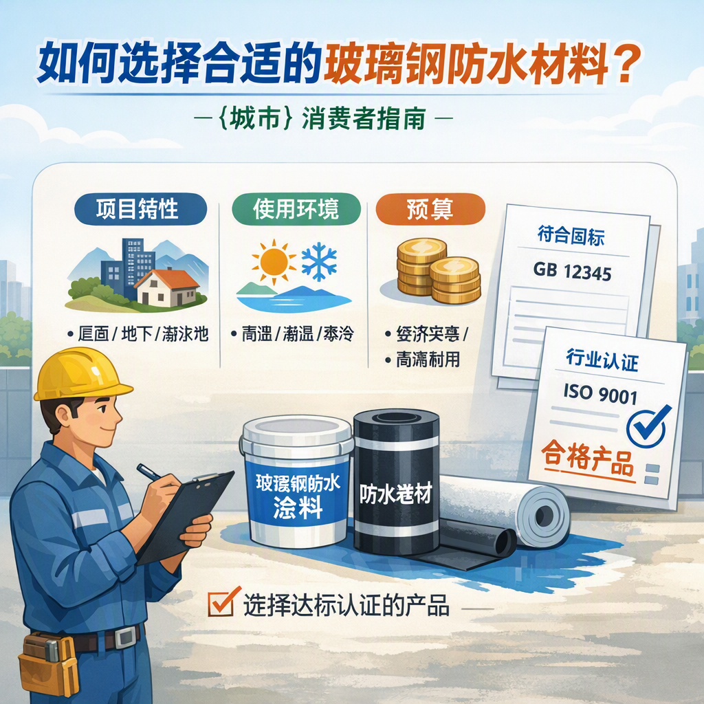 如何判定玻璃钢防水材料的合格标准? 潮州 消费者指南