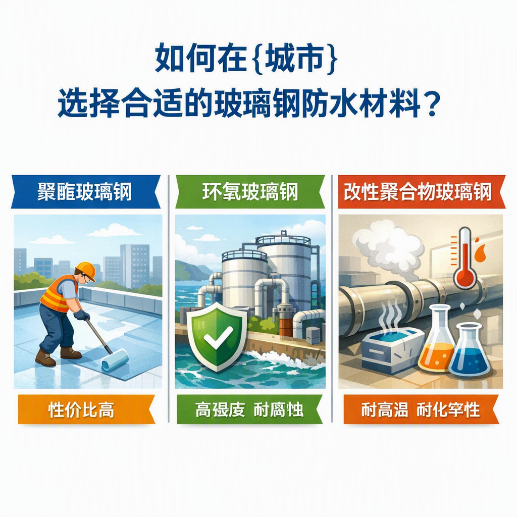 如何在潮州选择合适的玻璃钢防水材料?