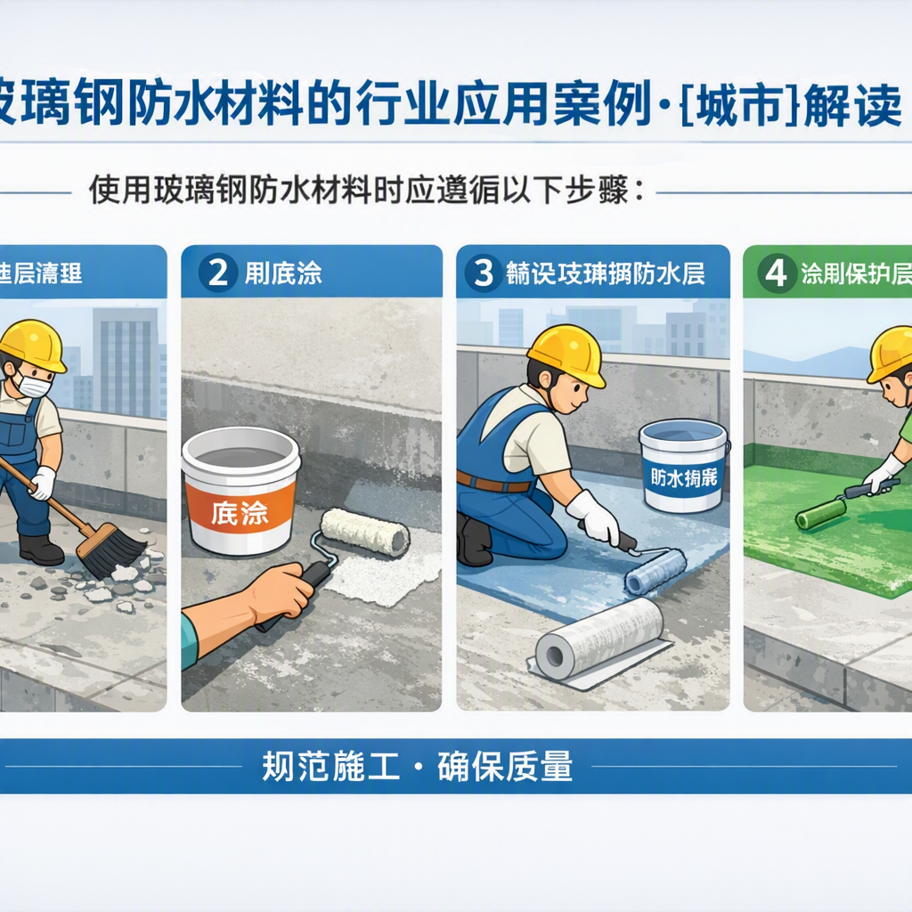 玻璃钢防水材料的行业应用案例,潮州解读
