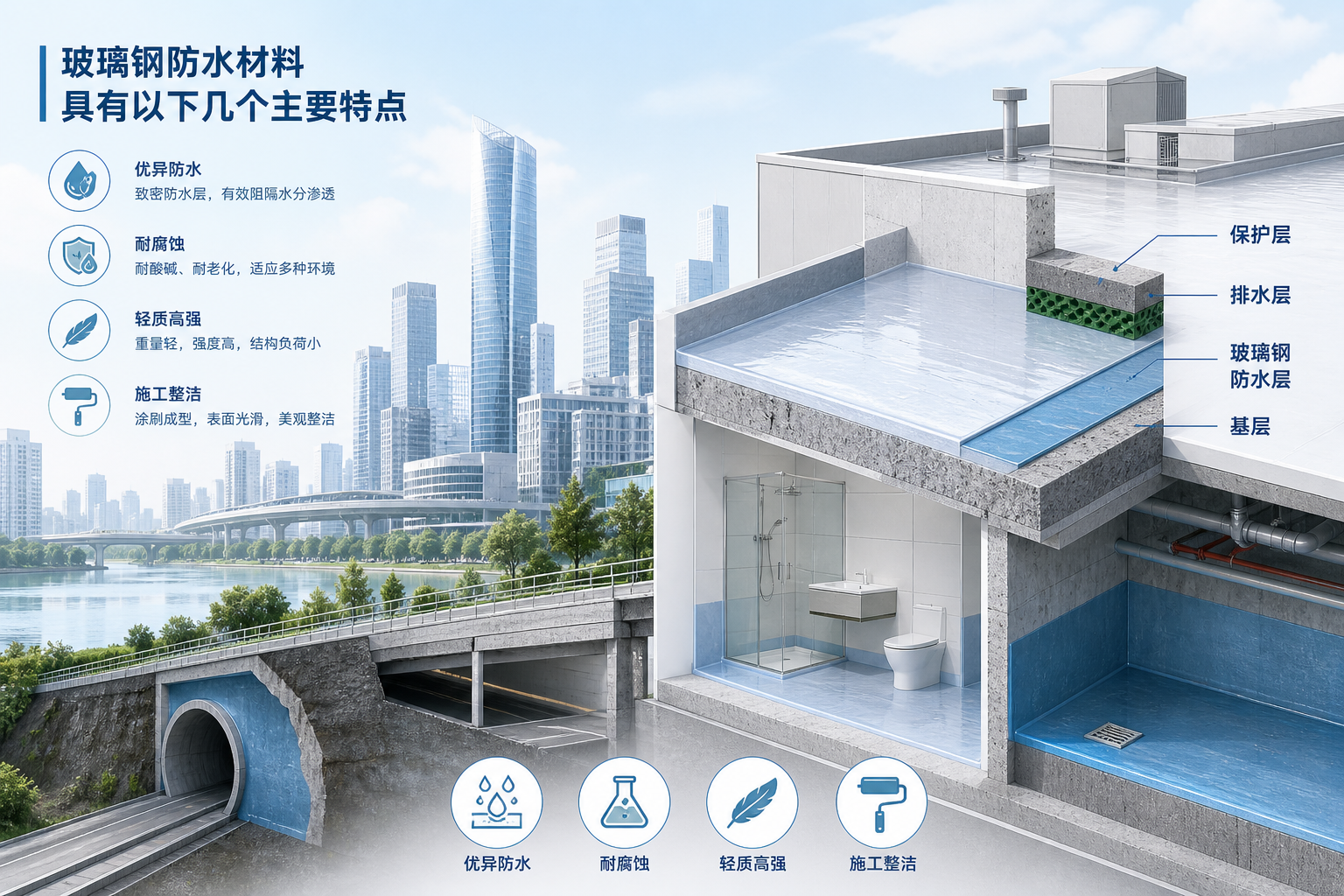 2023年玻璃钢防水材料市场趋势分析,关注 潮州 发展