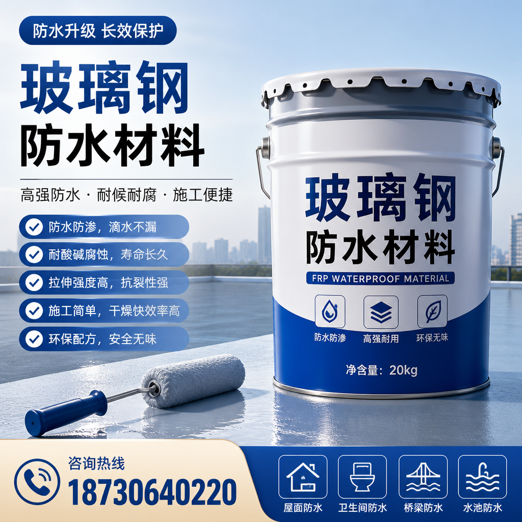 专家解析:玻璃钢防水材料的市场前景分析在 潮州
