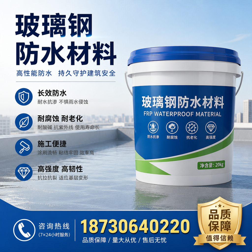 专家解析:玻璃钢防水材料的市场前景分析在 潮州