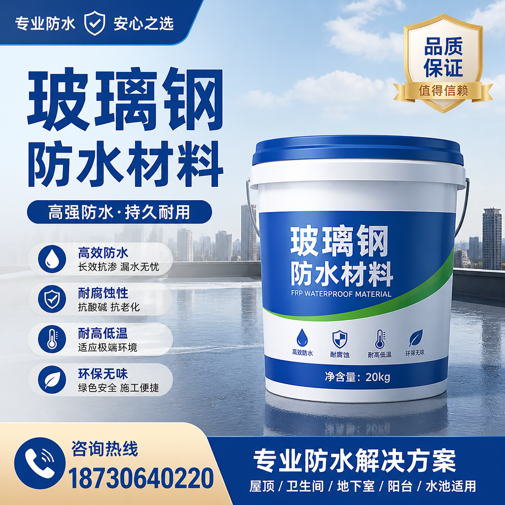 了解玻璃钢防水材料的市场趋势,潮州 企业不可不知